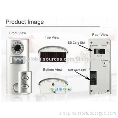 GSM Alarm Home Security System with Video Recording